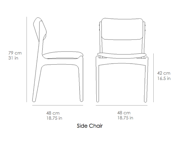 Erik Buch Model 49 Side Chair